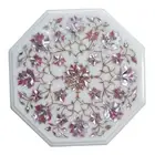 Pink Mother of Pearl End Table Top / Marble Corner Table Top / Coffee Table Top