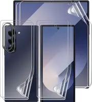 2Sets Screen Protector for Samsung Galaxy Z Fold 6, Inside TPU Hydrogel Film + Front/Back Screen Protector For Galaxy Z Fold 6