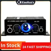 Hifi Power Amplifier Stereo Home Car BASS Audio Amp Music Player Car Speaker Cla