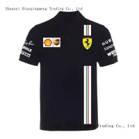 在飛比找蝦皮購物優惠-FERRARI 全新法拉利 F1 賽車服男女通用短袖 T 恤
