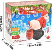 New Christmas Funny Bubble Blowing Santa Farting Electric Toy with Light+Music