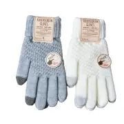 Gloves & Mittens Smart Touchscreen Cashmere Knitted Winter Gloves Women