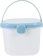 TOGEVAL Storage Container with Lid Large Plastic Organizer Bin for Building Blocks and Small Items Multi Functional Storage Case with Handle for Easy Movement and Organization
