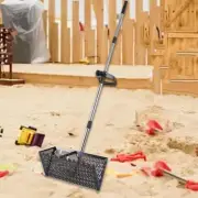 Sand Rake Easy Cleanup Convenient Sifting Large Extendable Cat Litter Scoop