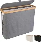 Toilet Paper Storage with Lid, Slim Toilet Paper Basket Holder Bin Container