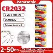 2-10PCS Original Panasonic CR2032 3V WATCH Battery DL2032 BR2032 5004LC 2032