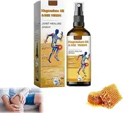 Magnesium Oil & Bee Venom Joint Spray, Bee Venom Advanced Bone Spray, Moisturizing and Caring Joint Topical Care, Soothing Provides for Neck,Waist,Back Hand Feet and Leg