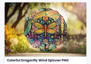 Butterflies wind spinner