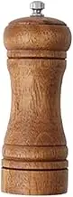 Manual Refillable Adjustable Coarseness Salt Grinder Wooden Pepper Grinder Smooth Pepper Mill for Restaurant Kitchen
