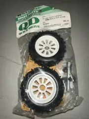 Tamiya Quick Drive Spare Parts Qd Paddle Spike Tires Set Of 2 Rear Wheels