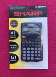 New Sharp EL-500W Fraction Scientific Calculator Advanced DAL
