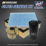 Oil Air Fuel Cabin Filter Service Kit for Holden Colorado RC Rodeo RA (for: Isuzu)