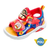 在飛比找PChome24h購物優惠-【救援小英雄POLI】波力 童鞋 電燈涼鞋 紅/POKT21