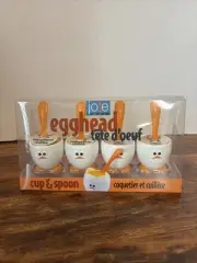 Joie 4 Egg Head Cup and Spoon Sets