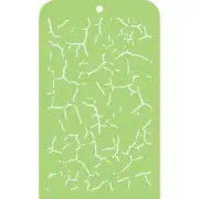 Kaisercraft Mini Designer Templates 3.5"X5.75" Crackle