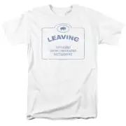 Warehouse 13 Now Leaving Univille T Shirt Licensed Sci-Fi TV Show Tee New White