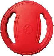 Pet Dog Flying Disc EVA Dog Training Ring with Double Handles Dog Flyer Toys Outdoor Activity Floating Fetch Toy
