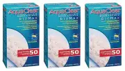AquaClear 50 BioMax Filter Insert 3 Pack Reduces Ammonia Nitrate for 50 Gallo...