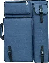 Art Portfolio Case Large Capacity, Waterproof A2 Drawing Boards Bag with Handle, Adjustable Artist Sketch Boards Bag Art Backpack Carry Bag Storage Bag Art Folder Case for Art Works Art Supplies,
