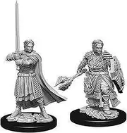 WizKids D and D Nolzurs Marvelous Male Human Cleric Unpainted Miniatures