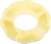 Ciieeo Decorative Silicone Snack Tray Reusable Compartment Plate for Fruits Nuts and Snacks for Home Parties Picnics and Events Smooth Surface Easy to Clean Present Occasion