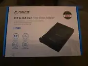 ORICO SATAIII 2.5 to 3.5'' Hard Drive Adapter Converter fr 7/9.5 /12.5mm HDD SSD