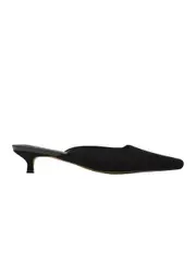 Nelson Made | Mimi Mule in Black Suede | The UNDONE