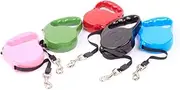 WOONEKY Retractable Dog Leash Ergonomic Design Automatic Pet Walking Lead for Dogs Cats Blue Suitable for Pets