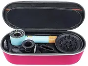YIIWAY Hard Travel Case Compatible with Dyson Supersonic Nural Hair Dryer HD16, Case Only - Deep Pink YC86003