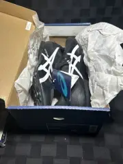 ASICS HYPER MD 7 Black/White 1091A018-001 Size 10.5 W/Cleats