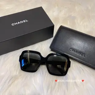 CHANEL 香奈兒 黑色愛心 太陽眼鏡 🕶️