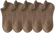 [ADILAIDUN] Ankle Socks Womens Athletic Thick Cushioned Running Low Cut No Show Athletic Sports Sokcs 4-12 Size