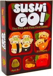 EverVanz Sushi Go - The Pick and Pass Family Card Game, Great for 2-5 Players Aged 8 and up Cardgame_01