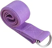 ibasenice Yoga Strap Arm Pull for Working Out Yoga Blocks Yoga Elastic Strap Stretch Bands Yoga Back Support Strap Yoga Hammock Gym Bands Exercise Mat Polyester Cotton Violet