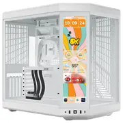 Hyte Y70 Touch Infinite Mid Tower Case Snow White 2025 Rev