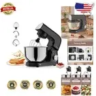Versatile 5.5 QT Stand Mixer with Copper Motor & Tilt Head for Effortless Baking