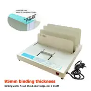900 Sheets Electric Hot Melt Glue Binder 95MM Book Binding Machine A4 A5 B5 A3