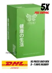 Premium Itsuki Kenko Health Detox Foot Pads Patch Herbal Cleansing Detox 5x