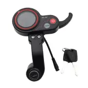 Stylish Thumb Throttle LCD Display 6 Pins for KUGOO Electric Scooter Black