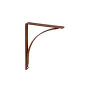 A.FRESCO Corner Shelf Support Metal Outdoor Hanging Bracket Large 20x25cm Rust