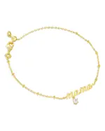 Kendra Scott Mama Crystal Delicate Chain Bracelet