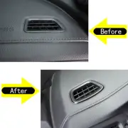 Matte Black Dashboard Dash Air vent Frame Trim Fit For Honda Ridgeline 2017-2023