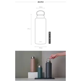 【WOKY 沃廚】提手輕芯鈦瓷易潔層保溫瓶1200ml