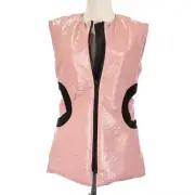 Rachel Comey NWT Miele Vest Solaris Size 4 in Pink Polyester Made in NY USA