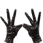 Sparkly Sequins Costume Gloves