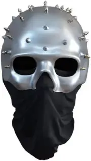 Spike Plastic Mask Purge Fancy Dress Up Halloween Adult Costume Accessory