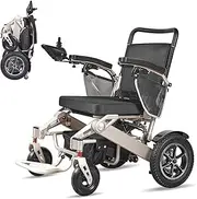 USOR Electric Wheelchair, Folding Electric Wheelchairs for Adults Senior, 20 KM Travel Range 600W Powerful Dual Motor 6KM/H All Terrain Foldable Wheelchair Portable Australia Standard 24KG