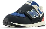 [New Balance] Baby-Boy's 574 V1 Varsity Suede New-b Hook and Loop Sneaker