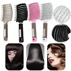 Detangle Hair Brush Nylon Boar Bristle Hairbrush Smooth Head Scalp Massage Comb