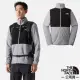 【The North Face】男 拼接舒適保暖立領抓絨外套/夾克.舒適立領/聚熱抓絨面料(83O9-GVV 灰黑)